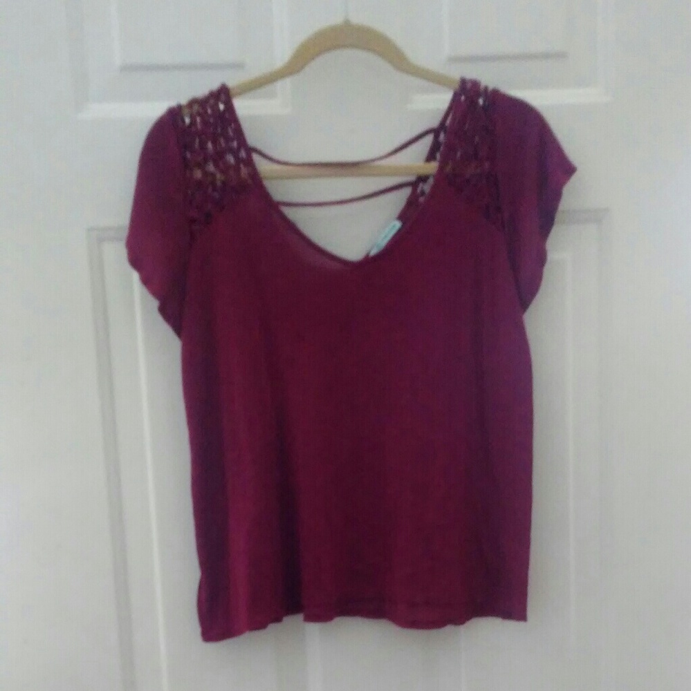 Maroon Maurice's Shirt